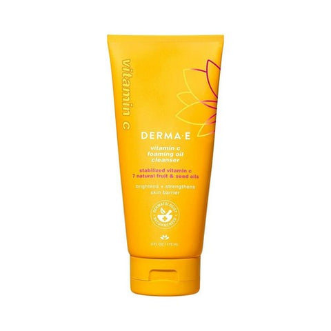 Derma e, Vitamin C Foaming Oil Cleanser, 6 Oz Derma e