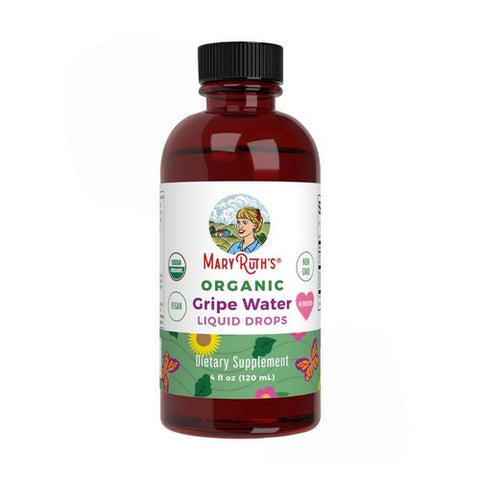 Organic Gripe Water Liquid Drops 4 Oz by MaryRuth's