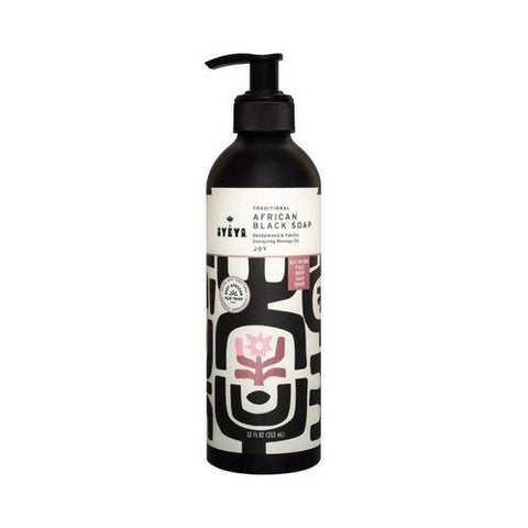 Joy All In One Liquid Traditional African Black Soap 12 Oz by Ayeya