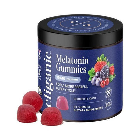 Melatonin Mixed Berry 60 Gummies by Cliganic