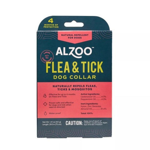 Plant-Based Flea And Tick Collar Large Dogs 1 Count by Alzoo