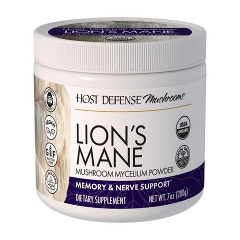 Mushrooms Organic Lion's Mane Powder 7 Oz by Host Defense