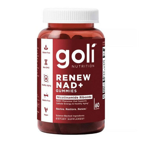 Goli Nutrition, Renew NAD Plus Gummies, 60 Count Goli Nutrition