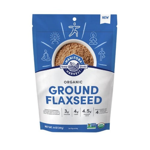 Flaxseed Organic Ground 14 Oz by Manitoba Harvest