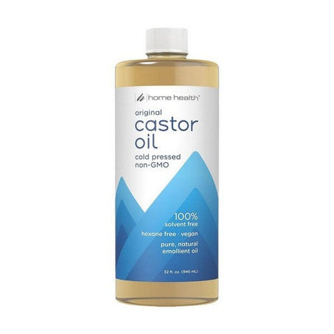 Home Health, Castor Oil Cold Pressed, 32 Fl Oz Home Health