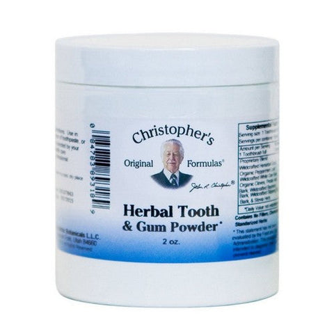 Dr. Christophers Formulas, Original Formulas Herbal Tooth And Gum Powder, 2 Oz Dr. Christophers Formulas