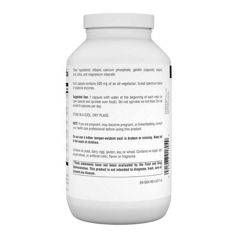 Source Naturals, Daily Essential Enzymes, 500 Mg, 360 Caps Source Naturals