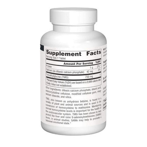 Source Naturals, TMG, 750 mg, 120 Tabs Source Naturals