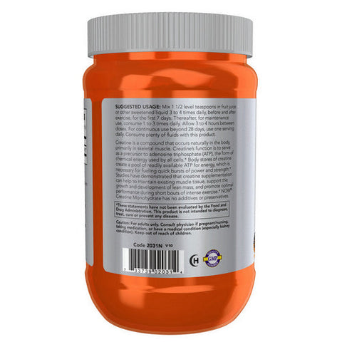 Now Foods, Creatine Monohydrate Powder, 600 GRM (21.2 OZ) Now Foods