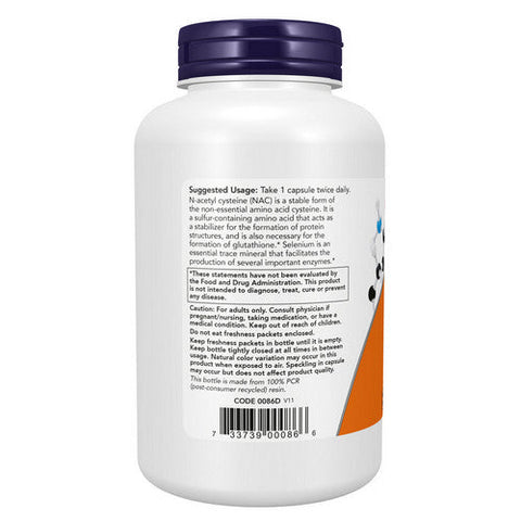Now Foods, Nac-Acetyl Cysteine, 600 mg, 250 Caps Now Foods