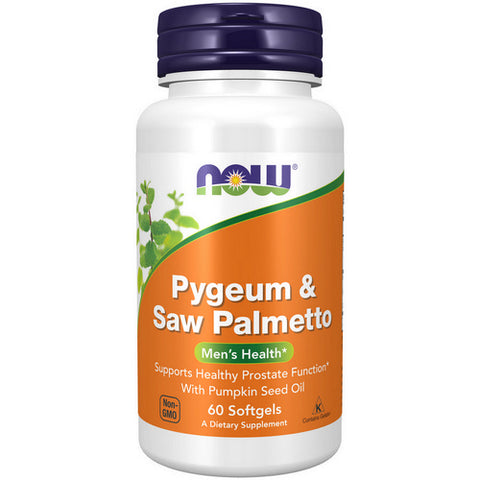 Pygeum & Saw Palmetto Extract 60 Sgels by Now Foods
