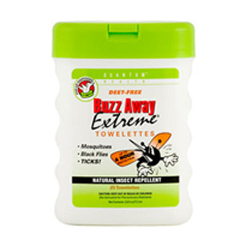 Quantum Health, Buzz Away Extreme Repellent Pop-up Towelette, 25 Count Quantum Health