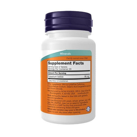 Now Foods, Potassium Iodide Tablets, 30 mg, 60 Count Now Foods