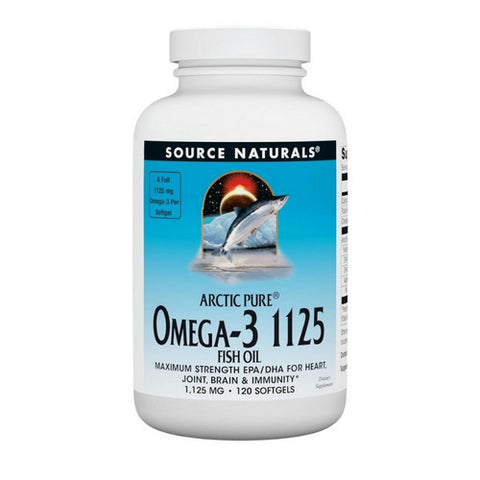 ArcticPure Omega-3 1125 Fish Oil 30 softgels by Source Naturals