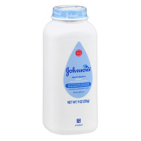 Johnson's, Baby Powder Aloe And Vitamin E, 9 oz Johnson's