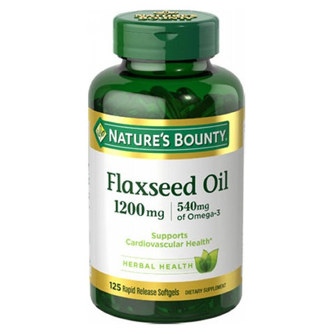 Natures Bounty Flaxseed Oil 125 Count by Nature's Bounty