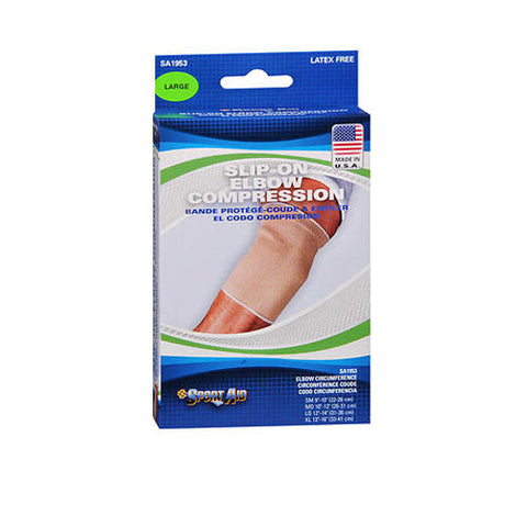 Sport Aid, Slip-On Elbow Compression Large, 1 Each Sport Aid