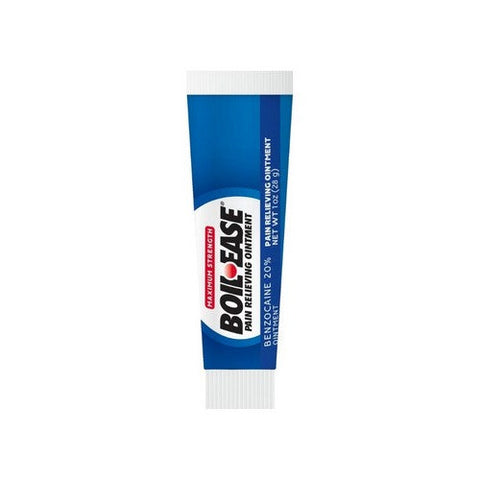 Boil-Ease, Pain Relieving Ointment Benzocaine 20% Maximum Strength, 1 Oz Boil-Ease